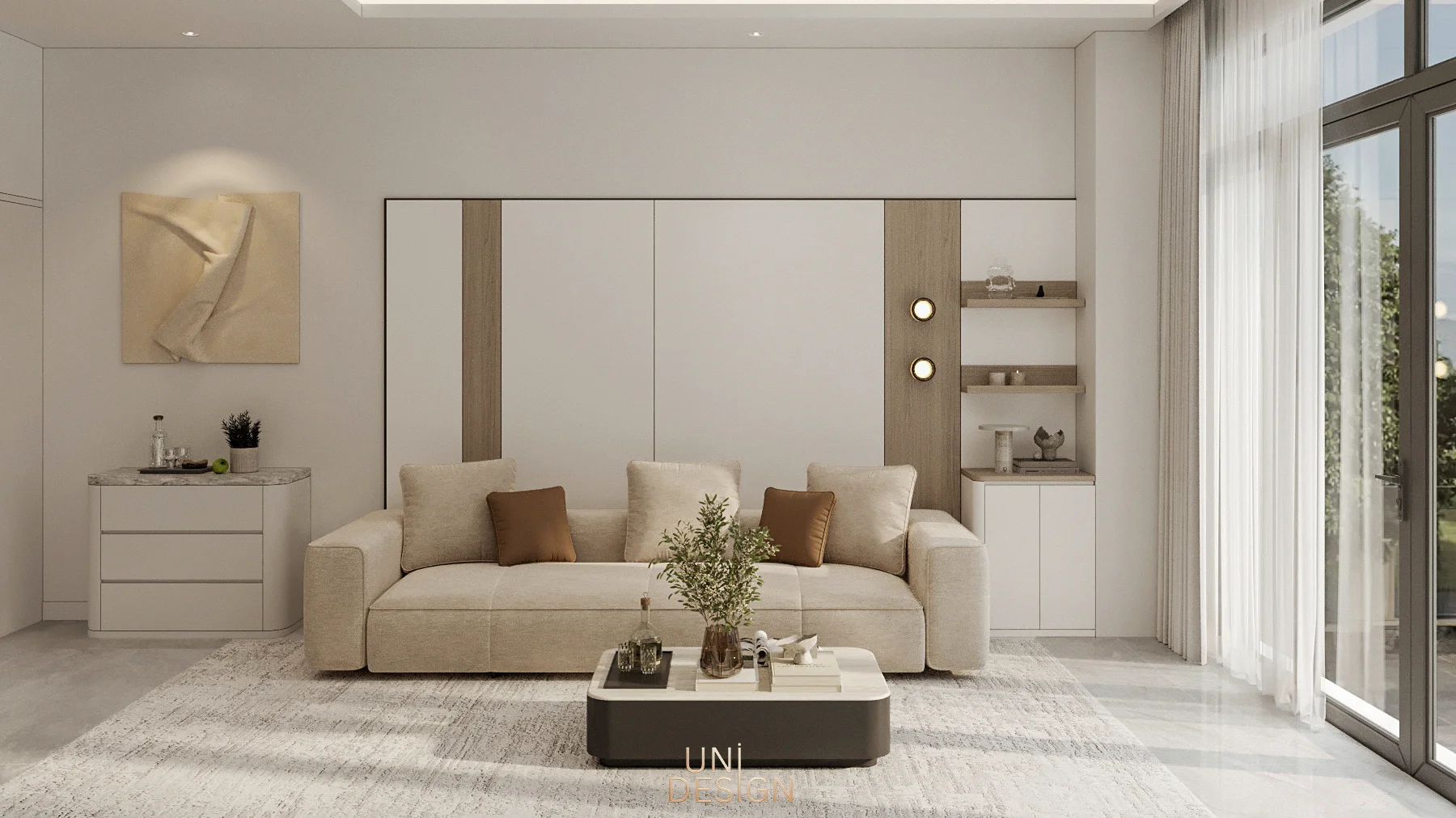 Nội thất nhà phố Japandi tinh tế Bà Rịa