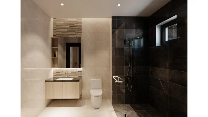 Nội thất WC biệt thự brvt