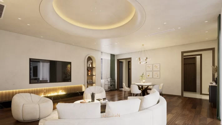 Nội thất biệt thự 2 tầng Bà Rịa Uni Design