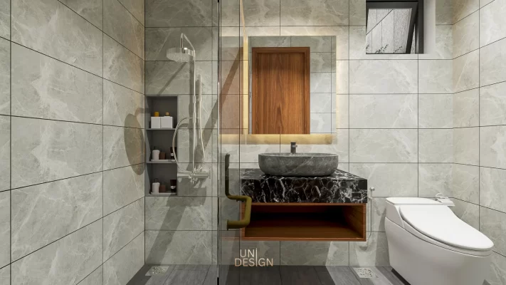 Nội thất biệt thự tối giản hiện đại bà rịa