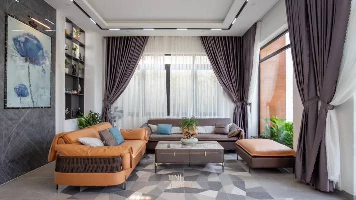 Nội thất khu bếp phòng ăn biệt thự