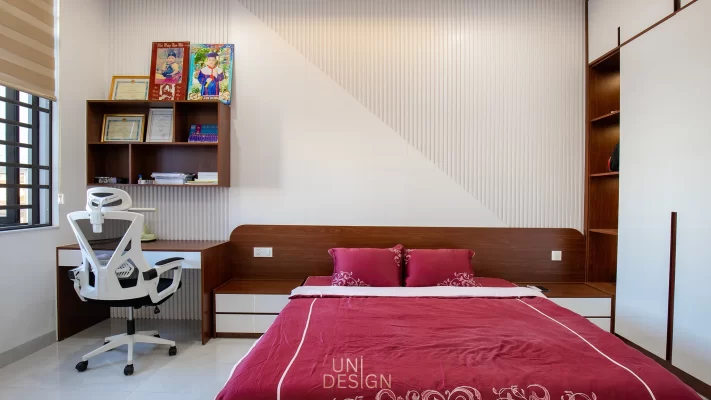Nội thất phòng ngủ nhà phố hiện đại VT