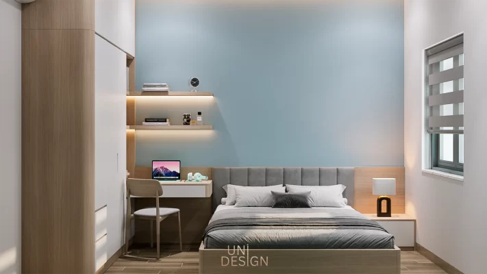Thiết kế nội thất phòng ngủ hiện đại Bà Rịa