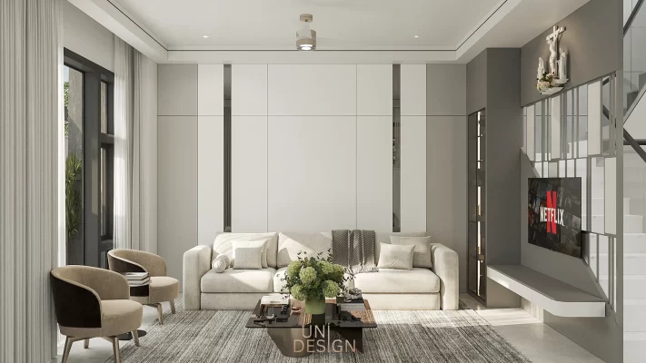 Thiết kế nội thất hiện đại Phú Mỹ