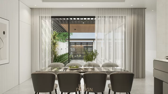 Thiết kế nội thất phòng bếp hiện đại Phú Mỹ