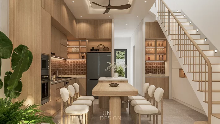 Nội thất phòng bếp hiện đại, đơn giản Bà Rịa