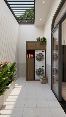 Nội thất nhà phố Wabi Sabi Vũng Tàu